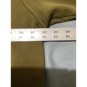 Madewell MWL Green Henley Sweatshirt Organic Cotton Blend Raglan Sleeve Small thumbnail 6