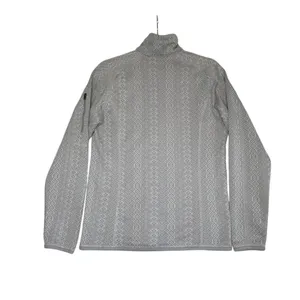 PATAGONIA Quarter-Zip Better Sweater Women L Gray Diamond Texture Outdoor Travel thumbnail 4