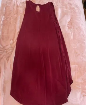 Maroon Tank Dress Red thumbnail 4