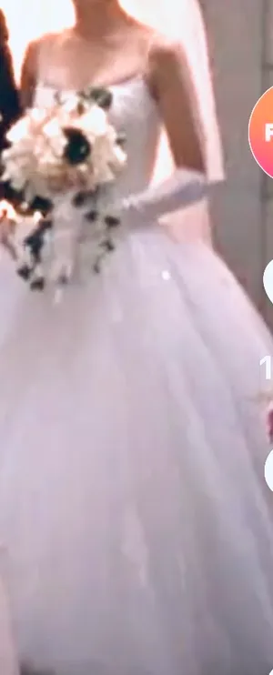 David's Bridal Wedding Dress Ivory Corset Gown Lace Tulle Princess 2 thumbnail 4