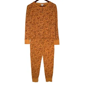 Sundance Women's Thermal Knit Pajamas Set Size Small Floral Long Sleeves thumbnail 2