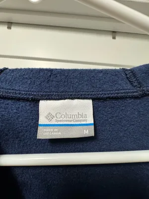 Columbia Navy Blue Hooded Pullover Sweatshirt thumbnail 2