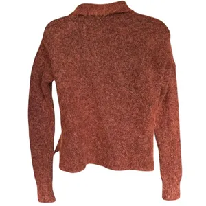 Madewell Cardigan Sweater XS Brown Merino‎ Wool Alpaca Cottagecore Hipster Folk thumbnail 2