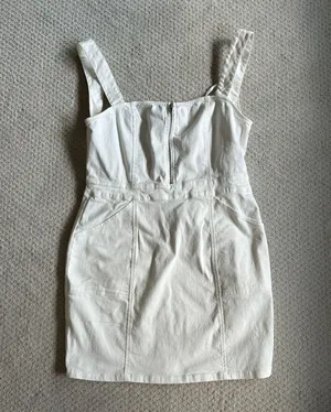 Blue Blush White Cargo Dress thumbnail 1