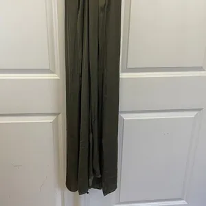 Zara Racerback Maxi Dress - Women Size M - Olive Green thumbnail 5