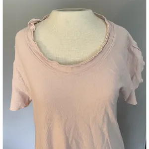 Oh My Gauze Dress‎ Women’s Sz 1 (S-M) Light Pink Flowy Short Sleeve Slit Sleeve thumbnail 2