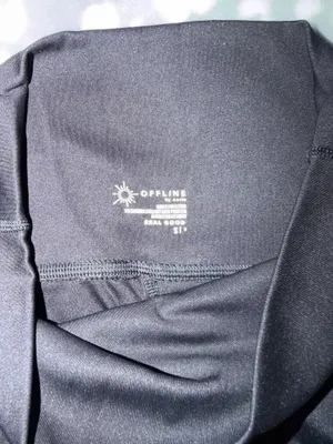 Black Leggings Aerie OFFLINE by High-Rise thumbnail 3