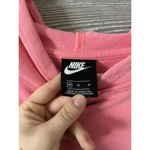 NIKE Centre Swoosh Hoodie Pink Pullover Womens M‎ thumbnail 2