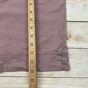 Columbia Womens Mauve Heather Cap Sleeve Pleated‎ Shoulder Top Size M thumbnail 4