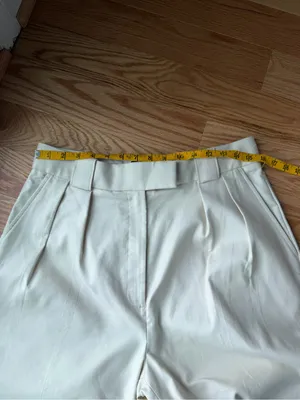 Banana Republic Cruise Cropped Wide Leg Pants Cream NWT 10 thumbnail 8