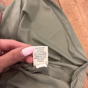 MUDD Army Green Soft Stretchy Flow Sleeveless Comfy Mini Midi Dress Size XS thumbnail 8