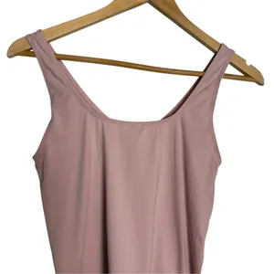 Alo Yoga Light Pink Sleeveless Scoop Neck Athletic Workout Tank Top Size Small thumbnail 2
