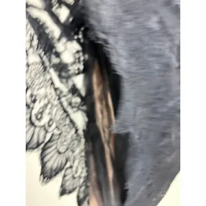 Black Lace Layered Peplum Midi Skirt Whimsygoth Gothic Romance XS thumbnail 11