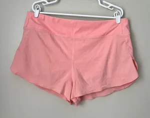 Athleta Women’s Pink High Rise Run With It Shorts Size XL thumbnail 1