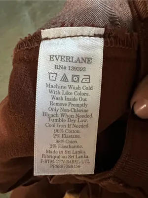 Everlane Utility Barrel Pants Rosewood Terracotta High Rise Wide Cropped Pants thumbnail 11