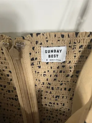 Aritzia Sunday Best Leopard Flirt Mini Dress Size 6 thumbnail 6