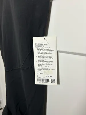 Lululemon Align bodysuit size 6 black thumbnail 8
