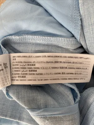 Abercrombie & Fitch Pleated Shorts Light Blue Women Size 18 thumbnail 4