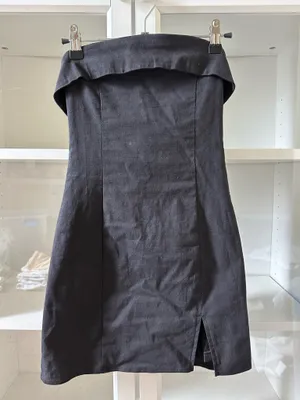 Sky to Moon Black Mini Dress thumbnail 2
