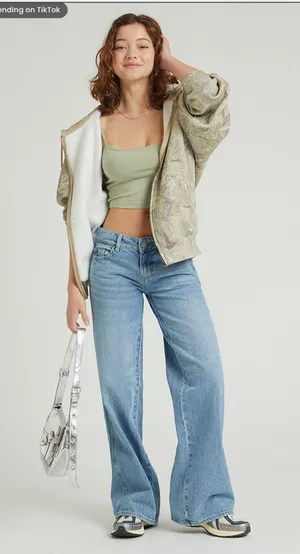 PacSun Casey Astrid Low Rise Baggy Jeans thumbnail 1
