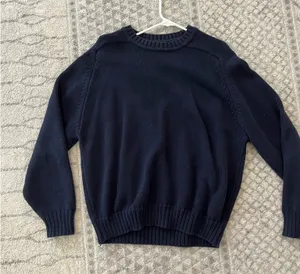 Lands' End Sweater Pullover J.Crew Knit blue thumbnail 1