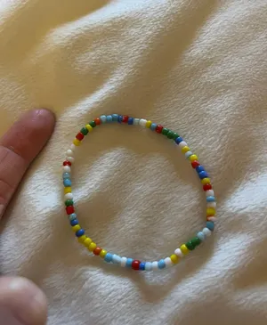 Beaded bracelet multi colored Multiple thumbnail 3