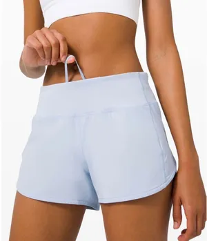 Lululemon Womens‎ Daydream Blue Speed Up Short Long 4" Active Running Shorts 14T thumbnail 1