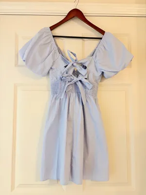 Altar'd State Light Blue Mini Dress thumbnail 4