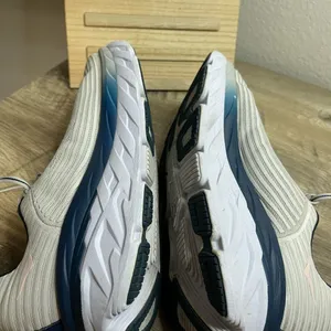 Hoka One One Bondi 6 Grey Blue Sneakers Shoes thumbnail 7