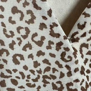 Loveriche‎ animal print swing dress tan/brown womens size medium short sleeve thumbnail 4