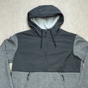 The North Face 1/4 Zip Hoodie Women M Gray Gorpcore Hiking Granola Girl Academia thumbnail 5