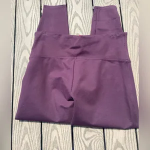 Spanx micro rib knit control top skimmer leggings purple 2X thumbnail 7