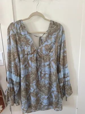 Long Sleeve Wedding guest Dress thumbnail 5