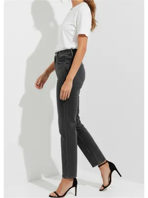 AGOLDE High Rise Stovepipe Jeans, Metal, 24” thumbnail 4