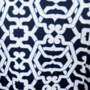 Gretchen Scott Navy Blue Strappy Sleeveless Isosceles Geometric Dress‎ SMALL thumbnail 6
