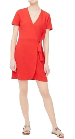 NWT J. Crew Women's Textured Knit Wrap Mini Dress Size XXS‎ Casual Vacation thumbnail 1