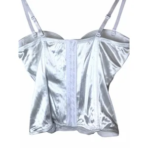 Brand New Never Used Women's White Corset From Spirit Halloween Size S thumbnail 4
