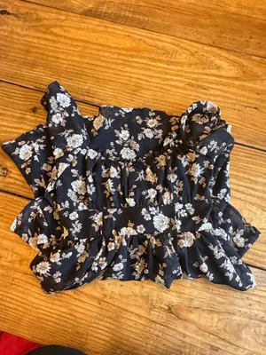 Black Floral Altar'd State Dress Long Sleeve thumbnail 2