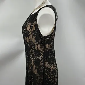 Apt 9 Black Lace Whimsigoth New Sleeveless Dress thumbnail 4