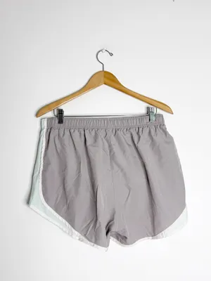 Nike Tempo Women’s Dri-FIT Running Shorts Gray Mint Size XL 3” Inseam thumbnail 2