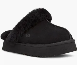 UGG Black Disquette Slippers Platform thumbnail 1