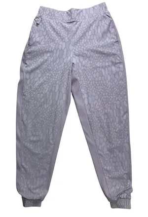 Athleta Jogger Pants Women 4 Gray Leopard Print Athletic Activewear‎ thumbnail 1
