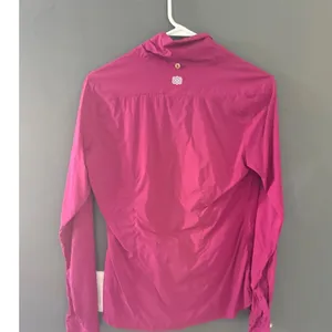 Sherpa Adventure Gear Womens Magenta Pink Button Down Shirt Stretch‎ M Hiking thumbnail 5