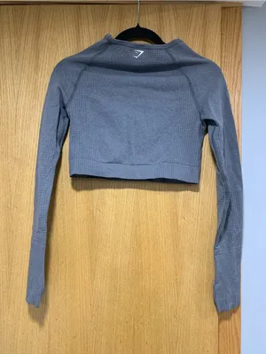 Gymshark Vital Seamless Long Sleeve Crop Top - Size Medium thumbnail 2