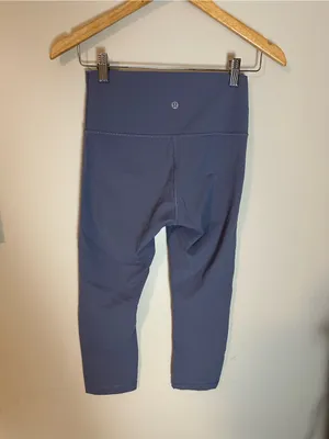 Lululemon Align Crop *21" Cadet Blue 6 thumbnail 4