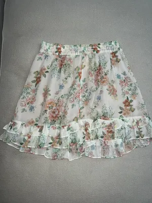 ZARA Floral Skirt thumbnail 1