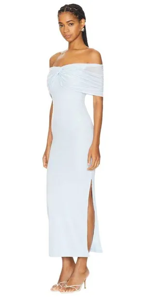 SNDYS Madrid Maxi Dress in Blue Medium New Womens Long Gown thumbnail 3