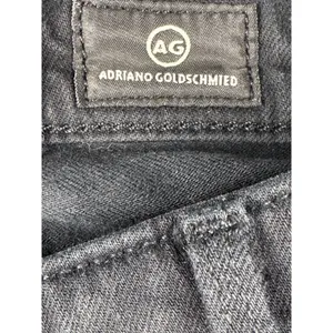 AG Adriano Goldschmied The Prima Mid-Rise Cigarette Jean Black 27R Designer Slim thumbnail 3