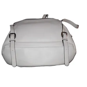 DKNY Graffiti Logo Backpack Womens White Good Faux Leather Streetwear Bag thumbnail 5