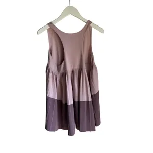 Athleta Women's Blush Pink Colorblock Swing Tank Top Medium Travel Hiking thumbnail 6